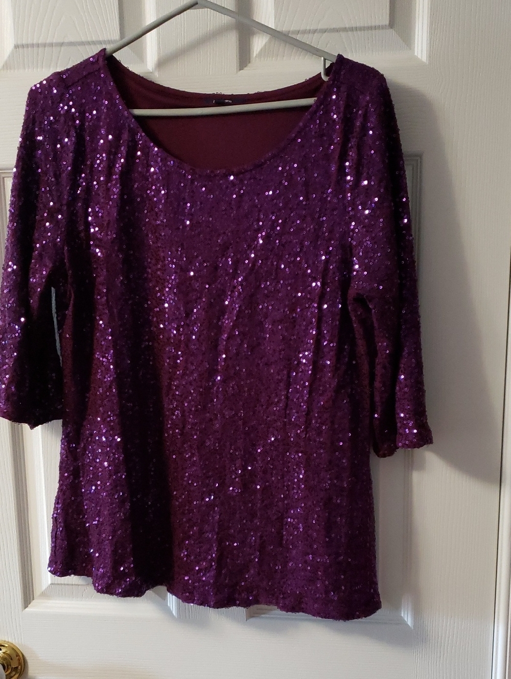 Reitmans  Sequin Scoop Neck Top
